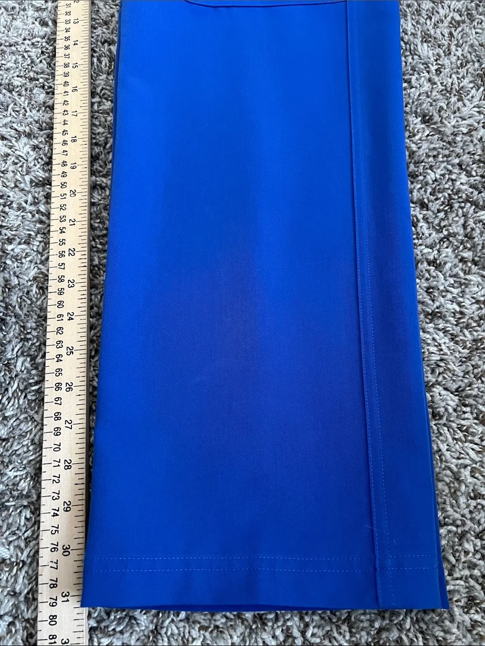 EUC FIGS Axim Cargo Scrub Pants Drawcord Waist Blue PO#1660 Size L